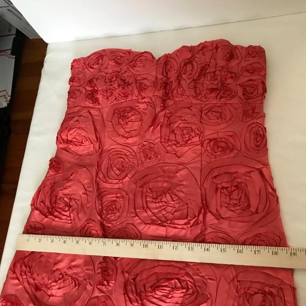J. CREW Silk Strapless Red Mini Dress Women’s Size 4